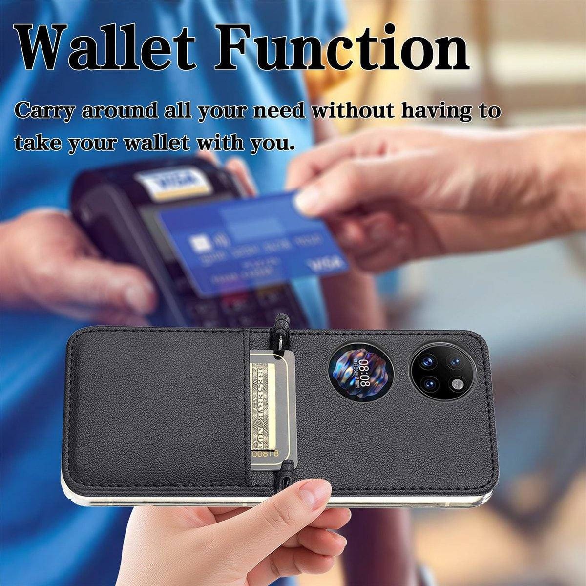 Leather Card Holder Protective Cases for P50 Pocket - Premium Mobile Phone Cases from Dressmycell.com - Just $20.00! Shop now at Dressmycell.com Leather Card Holder Protective Cases for P50 Pocket - Premium Mobile Phone Cases from Dressmycell.com - Just $20.00! Shop now at Dressmycell.com